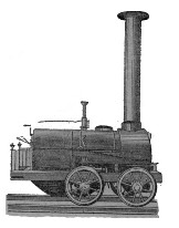 В 1833—1834 гг. на Нижнетагильском заводе крепостные мастера Ефим Алексеевич и Мирон Ефимович Черепановы построили первый русский паровоз и первую паровую рельсовую дорогу в России